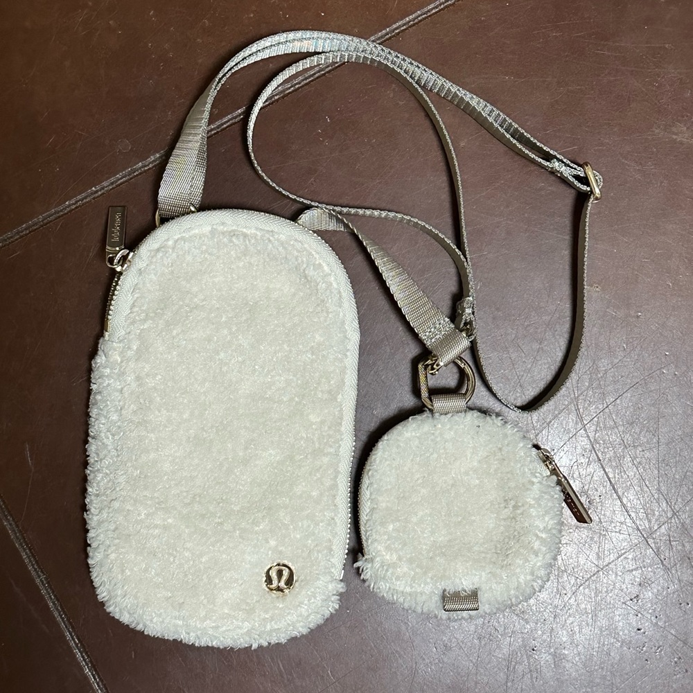 lululemon athletica Cream Crossbody Bag Set